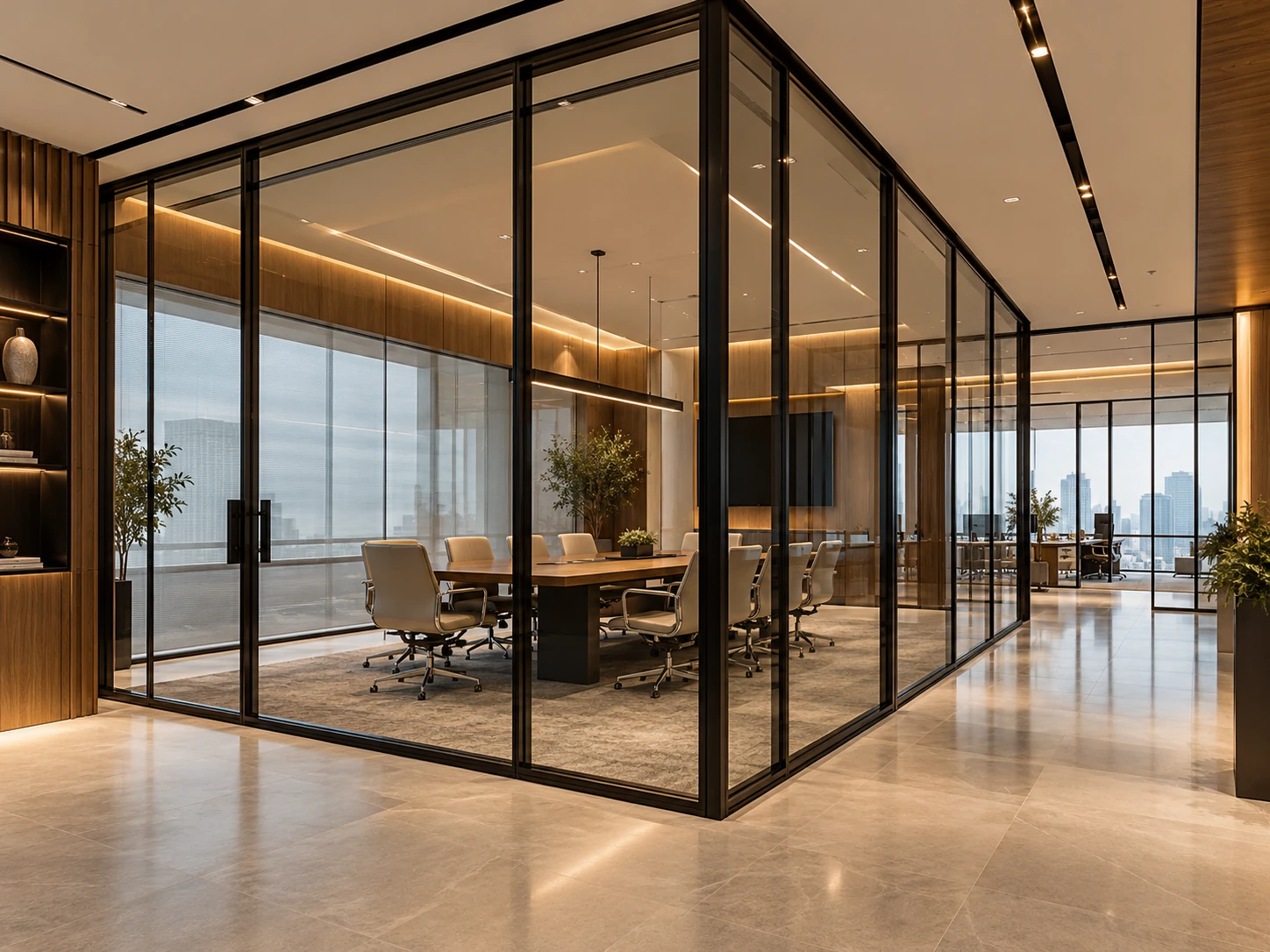 Office Glass & Aluminium Partitions